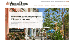 Desktop Screenshot of amberrealty.com